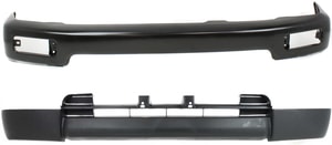 Front Bumper Replacement Kit for 1996-1998 Toyota 4Runner, Base/SR5 Models, Painted Black, 2-Piece Set with Valance
