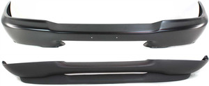 Front Bumper for FORD RANGER 1998-2000, Paint to Match, 2-Piece Kit with Valance, Replacement