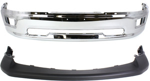Front Bumper Cover for Dodge Ram Full Size Pickup 2009-2012, 2-Piece Kit with Bumper Replacement
