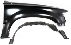 Front Fender Right Passenger for 1989-1995 Toyota Pickup, Primed (Ready to Paint) with Fender Liner, 2-Piece Kit, Replacement