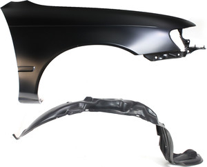 Fender Set for Toyota Corolla 1993-1997, Front Right Passenger with Fender Liner, Japan/USA Built, for Sedan/Wagon - Replacement Kit