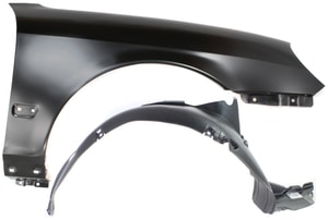 Fender Set for Hyundai Sonata 2002-2005, Front Right Passenger Fender with Fender Liner, Set of 2, Replacement