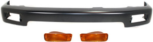 Front Bumper 3-Piece Kit with Turn Signal Lights for 1996-1998 Toyota 4Runner, Replacement