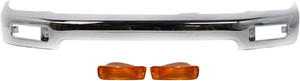 Front Bumper for Toyota 4Runner 1996-1998, 3-Piece Kit with Turn Signal Lights, Replacement