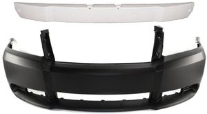 Front Bumper Cover for Dodge Avenger 2008-2010, 2-Piece kit, Includes Bumper Absorber, Replacement Part