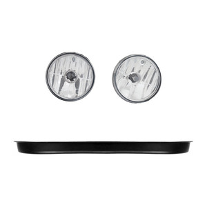 Fog Light Assembly Kit for Dodge Ram 1500 (1999-2001) and Ram 2500 (1999-2002), Right Passenger and Left Driver, 2-Piece Halogen, with Valance, Replacement