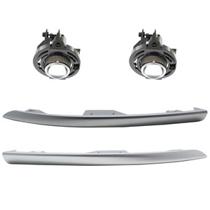 Fog Light Kit for Jeep Grand Cherokee 2017-2021, Right Passenger and Left Driver, 4-Piece with Bulb(s), Replacement