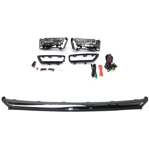 Fog Light Assembly for 2013-2013 Honda Accord, Right Passenger and Left Driver Sides, 2-Piece Kit, Halogen, with Valance - Replacement 