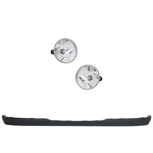 Fog Light Assembly Kit for Chevrolet Avalanche 2007-2013/Suburban 1500 2007-2014, Right Passenger and Left Driver, 2-Piece Halogen Kit with Valance, Replacement