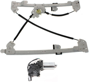 Window Regulator for Ford F-150 2004-2006 / Mark LT 2006-2006, Set of 2, Front, Left Driver, with Window Motor, Standard/Crew Cab Pickup Replacement