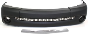 Front Bumper Cover for Toyota Tundra 2003-2006, 2-Piece Kit With Bumper Trim, Replacement