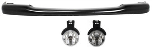 Front Bumper 3-Piece Kit with Fog Lights for Dodge Dakota 1997-2000 / Durango 1998-2000 Replacement
