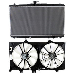 Radiator and Fan Kit for Toyota Camry 2012-2017, 2-Piece Kit, 4 Cylinder, 2.5L Replacement