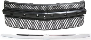 Grille Trim and Assembly Kit for 2008-2009 Chevrolet Equinox, 2-Piece Replacement Set
