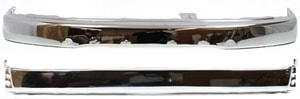 Front and Rear Bumper Replacement Kit for Toyota 4Runner 1999-2002, 2-Piece with Step Bumper