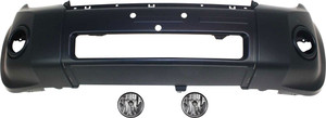 Front Bumper Cover for 2008-2010 Ford Escape, 3-Piece Kit with Fog Lights, Direct Replacement