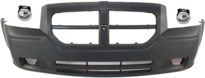 Front Bumper Cover for Dodge Magnum 2005-2007, 3-Piece Kit with Fog Lights, Replacement