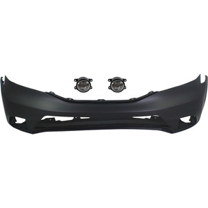 Front Bumper Cover for Honda Pilot 2012-2015, 3-Piece Kit with Fog Lights, Replacement