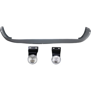Front Bumper Cover for Dodge Full Size Pickup 1994-1998, Lower, 3-Piece Kit, with Fog Lights, Replacement