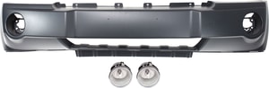 Front Bumper Cover for Jeep Grand Cherokee 2005-2007, 3-Piece Kit with Fog Lights, Replacement