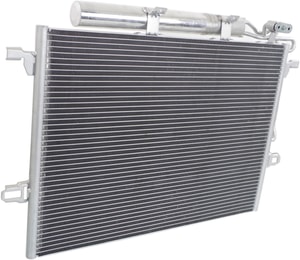 A/C Condenser for Mercedes E-Class Sedan 2003-2009, Wagon 2004-2009, with Receiver Drier, Replacement