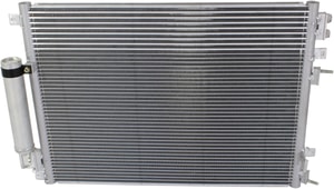 A/C Condenser for 2005-2014 Chrysler 300 and 2008-2023 Dodge Challenger, Without Internal Power Steering Cooler, Replacement