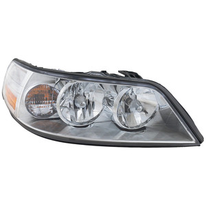 Headlight Assembly for Lincoln Town Car 2003-2004, Right Passenger, Halogen, Replacement
