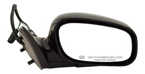 Right Passenger Power Mirror for Lincoln Town Car 2003-2004, Manual Folding, Heated, Paintable, with Memory, without Auto Dimming, upto 2nd August 2004, Replacement