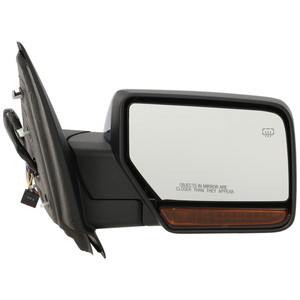 Power Folding Heated Mirror for Ford Expedition/Lincoln Navigator 2007-2008, Right Passenger, Chrome, with In-housing Signal Light and Memory, Non-Towing, without Auto Dimming and Blind Spot Detection, Replacement