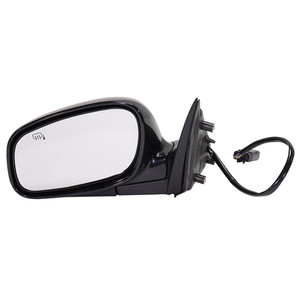 Power Mirror for Lincoln Town Car 2004-2008, Left Driver, Manual Folding, Heated, Paintable, without Memory, from March 9, 2004, Replacement