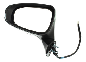 Power Mirror for Lexus ES300H/ES350 2013-2015, Left Driver, Manual Folding, Heated, Paintable, with In-housing Signal Light and Memory, w/o Auto Dimming and Blind Spot Detection, Replacement
