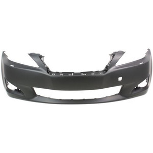 Front Bumper Cover for Lexus IS250/IS350 2009-2010, Primed (Ready to Paint), Excluding C Model, with Headlight Washer Holes, without Pre-Collision System and PAS Holes - CAPA-Certified Replacement