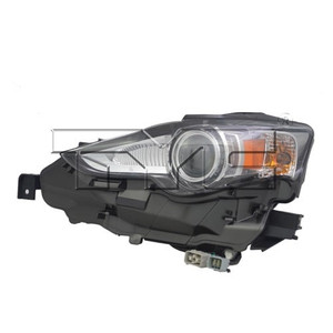 Left Driver Headlight Assembly for 2014 - 2016 Lexus IS250, Front Headlight Assembly Replacement Housing/Lens/Cover, High-Intensity Discharge; Composite;  8118553721 , Replacement