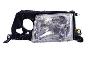 Front Headlight Assembly for 1993 - 1994 Lexus LS400, Right Passenger Side with Fog Light, Composite,  8111050061, Replacement