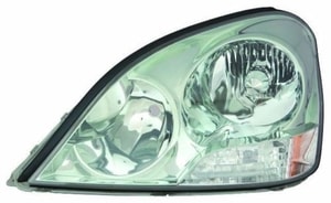 Left Driver Headlight Lens/Housing Assembly for 2001-2003 Lexus LS430, Front Replacement with Xenon Bulb,  8117050221, Replacement