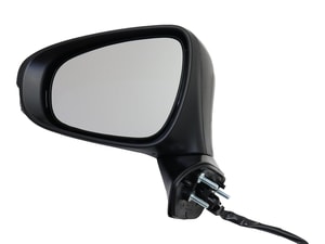 Power Mirror for Lexus ES300H/ES350 2013-2015, Left Driver, Manual Folding, Heated, Paintable, with In-housing Signal Light, without Auto Dimming, Blind Spot Detection, and Memory, Replacement
