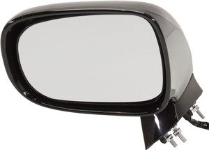 Power Mirror for Lexus ES350 2007, Left Driver Side, Manual Folding, Heated, Paintable, with Memory Function, without Auto Dimming, Blind Spot Detection, and Signal Light, Replacement