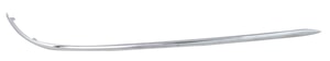 Front Bumper Molding Outer Impact Strip for 2002-2004 Mercedes C32, Chrome, Sedan, Right Passenger, (203) Chassis, Replacement