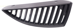 Grille for Mitsubishi Lancer 2004, Right Passenger Side, Black Shell and Insert, Sportback Model, Wagon, without Anti-Lock Braking System, Replacement