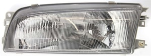 Headlight Assembly for Mitsubishi Mirage 1997-2001 Sedan, Left Driver, Halogen Light, Replacement