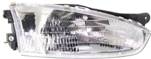 Headlight Assembly for Mitsubishi Mirage 1997-2002 Coupe, Right Passenger Side, Halogen, Replacement