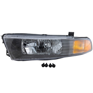 Headlight Assembly for Mitsubishi Galant 2002-2003, Left Driver, Halogen, Replacement