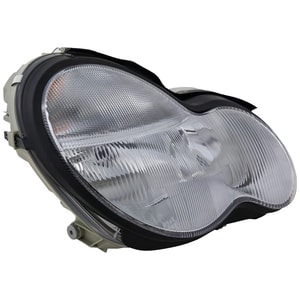 Headlight Assembly for Mercedes-Benz C-Class 2001-2004 Sedan/Wagon, Right Passenger, Halogen, Replacement