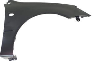 Front Fender for Mitsubishi Lancer 2004-2007, Right Passenger, Primed (Ready to Paint) - Compatible with ES/LS/SE Sedan Models and Wagon Models without ABS Brakes, Replacement