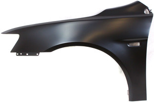 Front Fender for Mitsubishi Lancer 2008-2011, Left Driver, Primed (Ready to Paint), with Signal Light Hole, Replacement