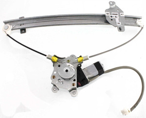 Power Front Window Regulator with Motor for Mitsubishi Lancer 2002-2003, Left Driver Side, Compatible with ES/LS/OZ Rally Models, Replacement