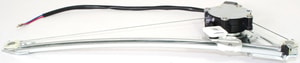 Power Rear Window Regulator with Motor for 1986-1995 Mercedes-Benz E-Class, Right Passenger, Coupe/Sedan/Wagon, Chassis 124, Replacement