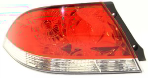 Tail Light Assembly for 2004-2007 Mitsubishi Lancer, Left Driver, Clear/Red Lens, ES/LS Sedan Models, Replacement