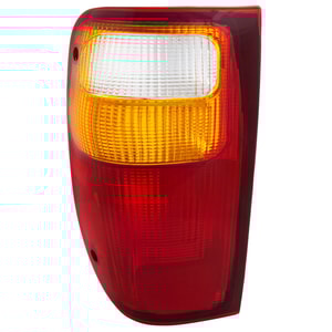 Tail Light Lens and Housing for 2001-2010 Mazda Pickup, Left Driver Side, Replacement