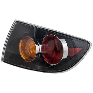 Tail Light Assembly for Mazda 3 Sedan 2004-2006 Sport Type Bumper, Right Passenger, Outer, Replacement
